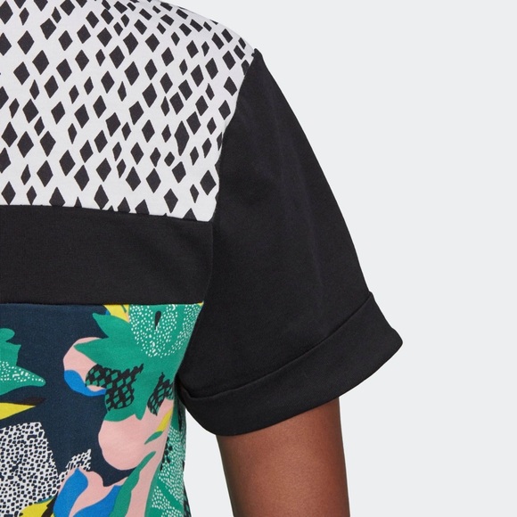 ADIDAS Women's HER Studio London Cropped Tee - Picture 4 of 8